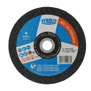 TYROLIT Disque de tronçonnage Basic* EXTRA MINCE, ⌀ disque : 178 mm