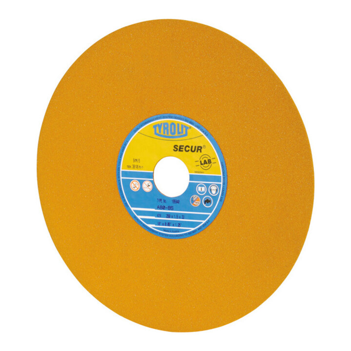 TYROLIT Disque de tronçonnage de laboratoire SECUR LAB DxTxH (mm), 250x1,5x32, Type : 67
