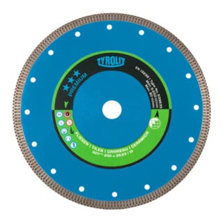 TYROLIT Disque de tronçonnage diamanté PREMIUM*** Carrelage, ⌀ disque : 115 mm