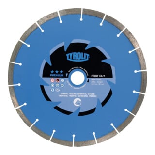 TYROLIT Disque de tronçonnage diamanté PREMIUM*** Fast Cut, ⌀ disque : 125 mm