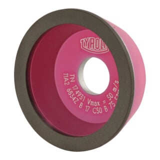 TYROLIT Meule boisseau combinée diamant pour Deckel S0 / S0E D x T x H (mm), 100 x 30 x 20, Type : D64
