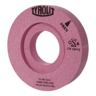 TYROLIT Meule de précision pour rectification plane D x T x H (mm), 400 x 100 x 127, Type : A46