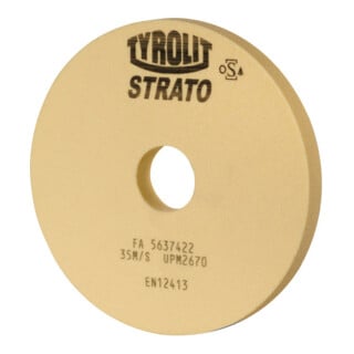 TYROLIT Meule de précision pour rectification plane Strato D x T x H (mm), 350 x 40 x 127