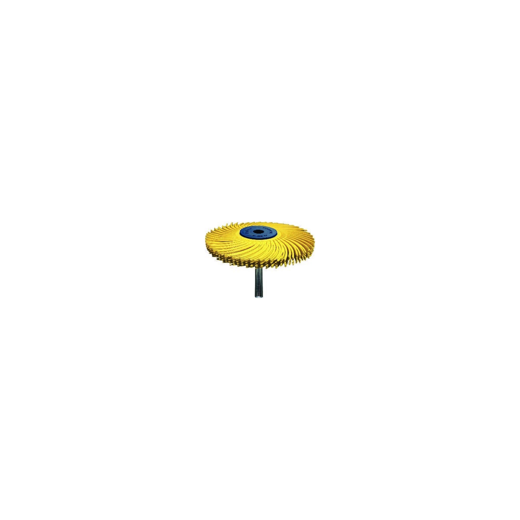 TYROLIT RadialschleifSchaftbürste, Durchmesser 76x6,4mm A220 rotbraun Typ TC, S6x40mm