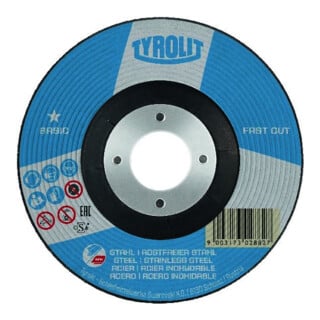 TYROLIT Schruppscheibe FASTCUT 125 x 6,0 mm A30P-BFB