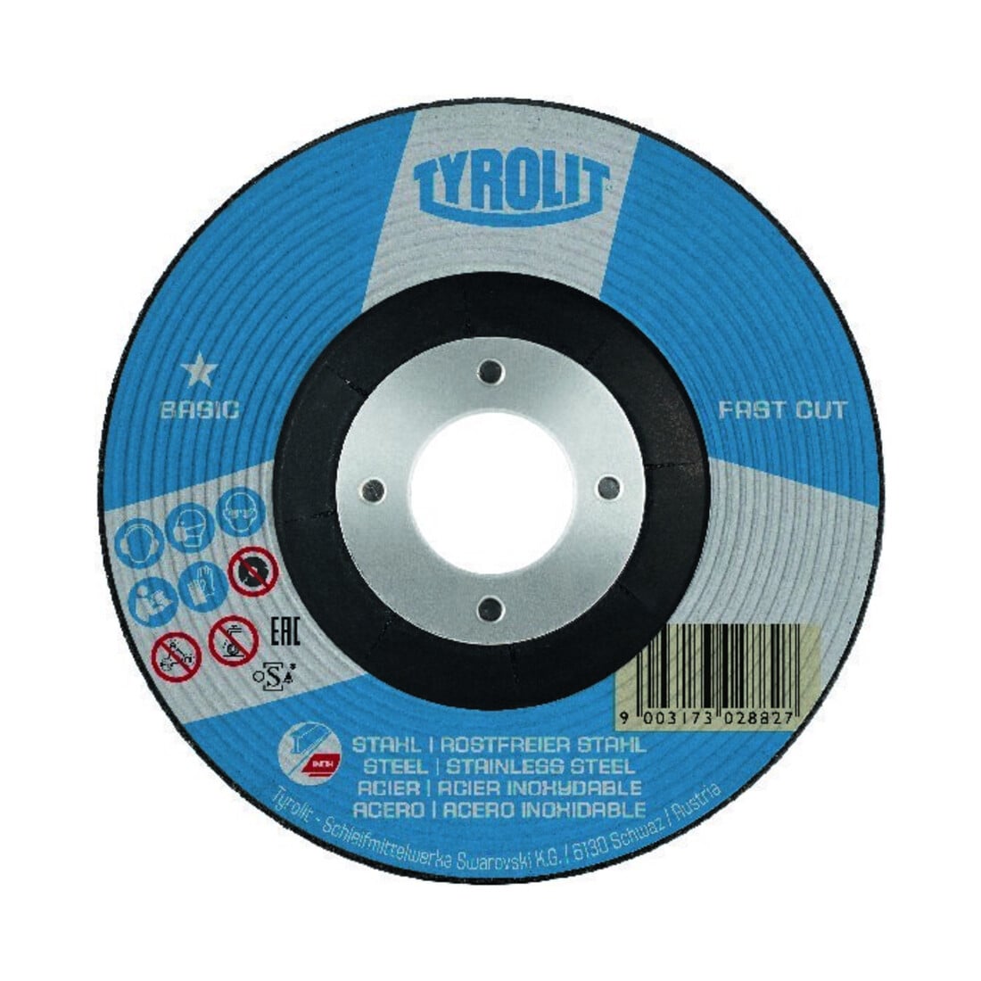 TYROLIT Schruppscheibe FASTCUT 125 x 6,0 mm A30P-BFB