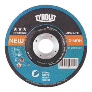 TYROLIT Schruppscheibe Z-MAX 115x4mm ZA24S-BFX