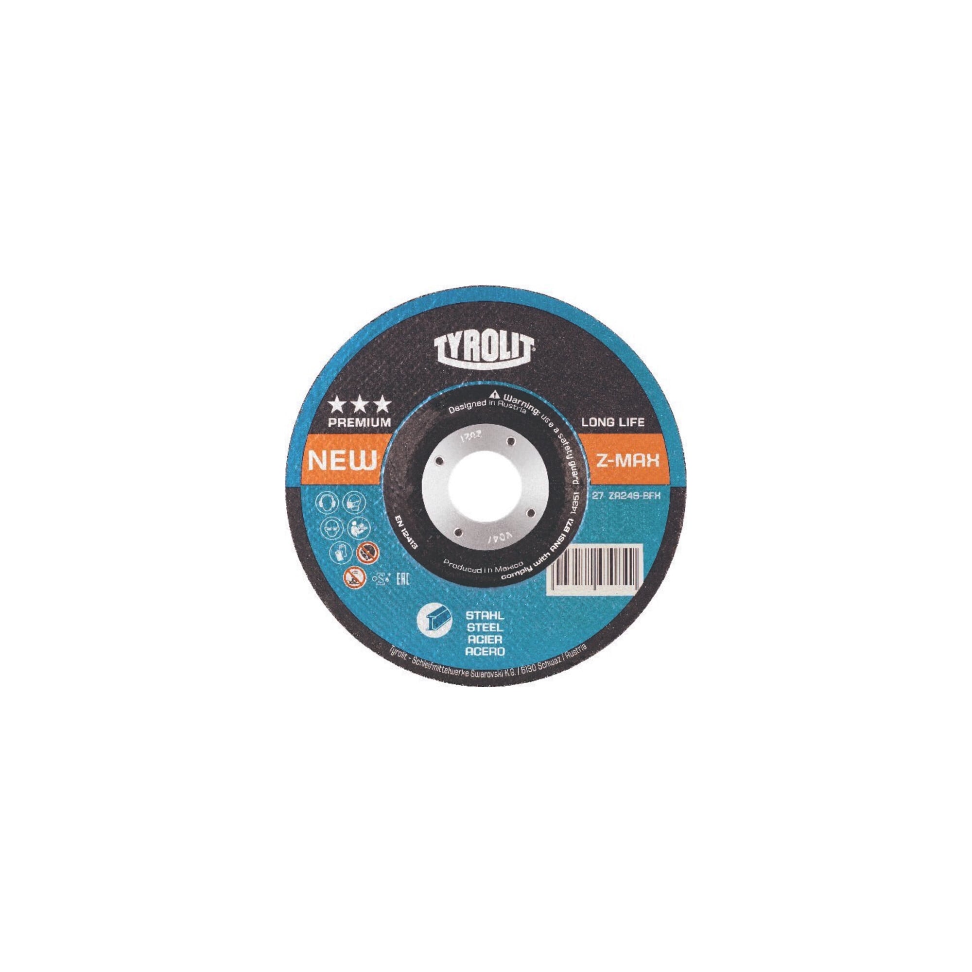 TYROLIT Schruppscheibe Z-MAX 115x4mm ZA24S-BFX