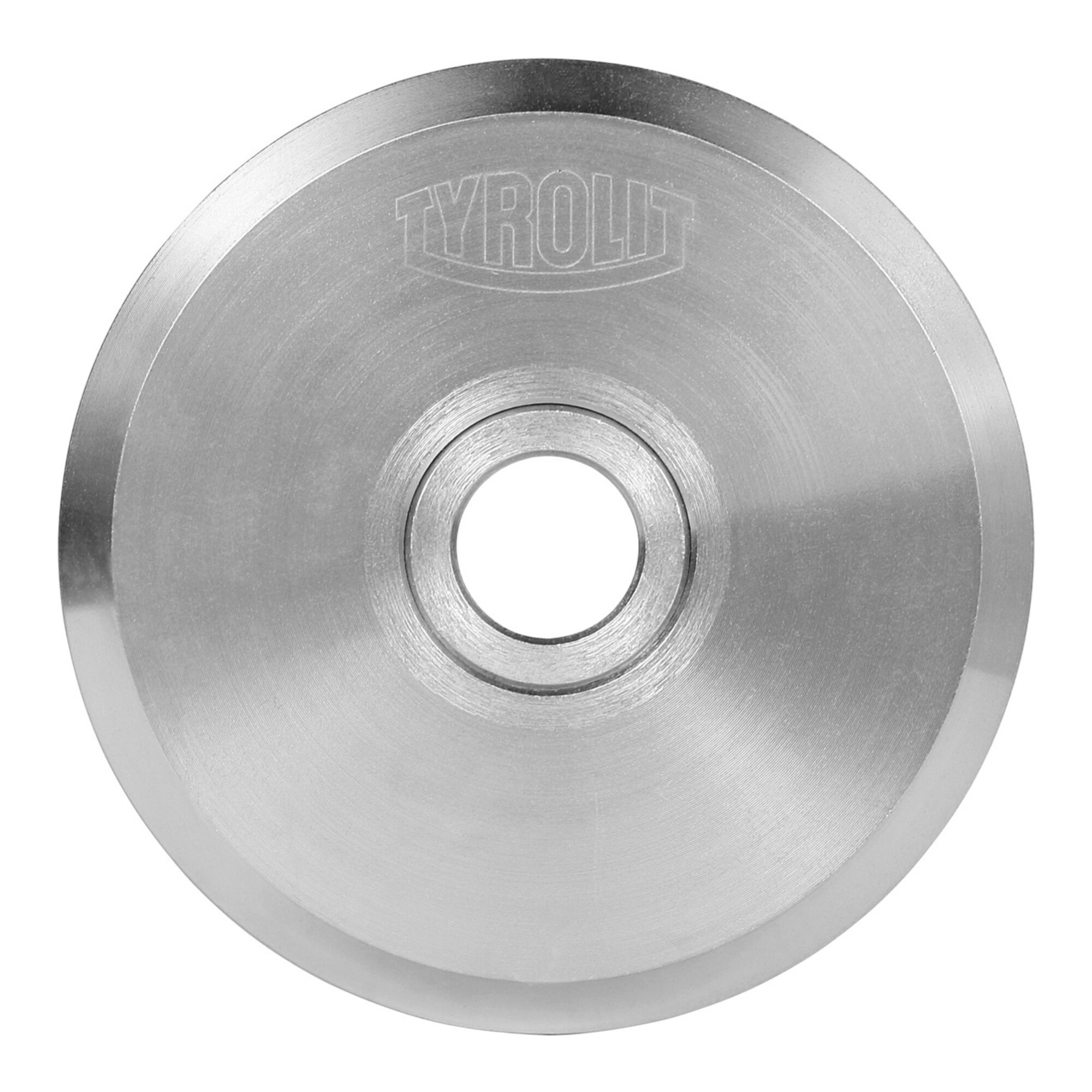 TYROLIT Spannflansch-Paar aus Metall für die Befestigung von Schleifbockscheiben an der Schleifmaschine, Flanschdurchmesser: 76 mm