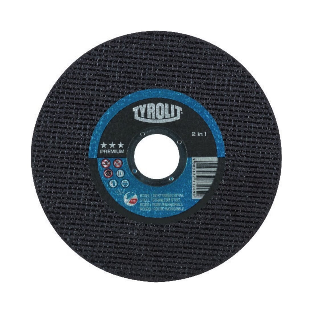 TYROLIT Trennscheibe 2in1 PREMIUM 125x1,0 mm gerade für Stahl/VA
