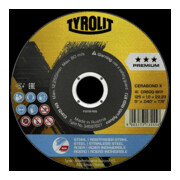 TYROLIT Trennscheibe CERABOND X 125 x 1 mm, gerade Stahl+INOX