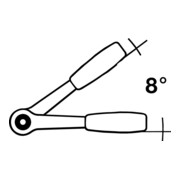 U.-Knarre 1/2 Zoll 45 Z.funkenfrei ENDRES TOOLS-4