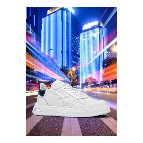 U-Power Chaussure de sécurité basse DRAGOS OB SR, blanc/bleu T. 48