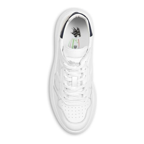 U-Power Chaussure de sécurité basse DRAGOS OB SR, blanc/bleu T42
