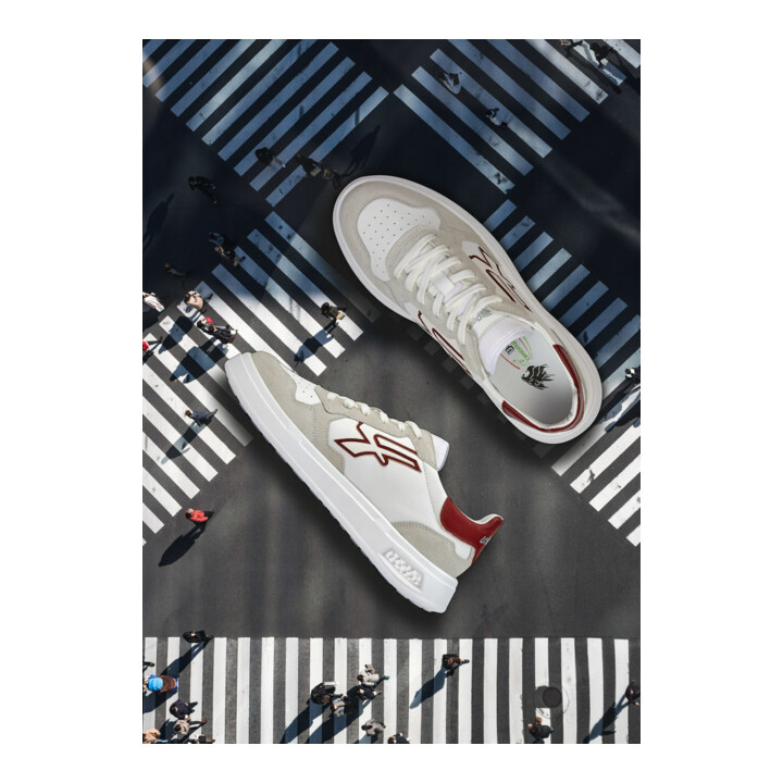 U-Power Chaussure de sécurité VENOM OB SR, blanc/beige/rouge T. 47