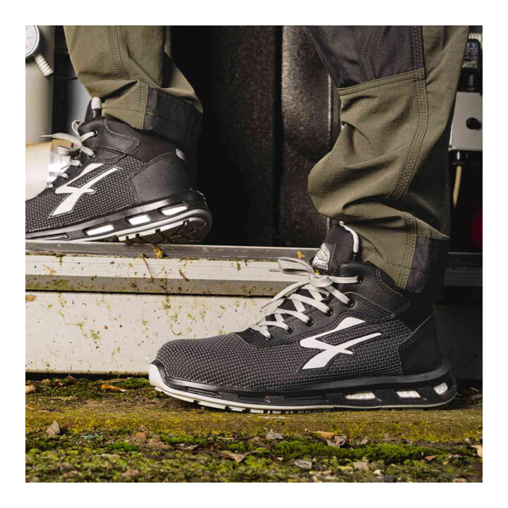 U-Power Redlion Chaussure haute Stego S3 ESD SRC Taille 42