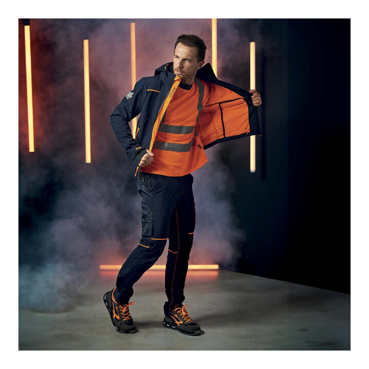 U-Power Redlion Halbschuh Orange S1P ESD SRC Größe 45