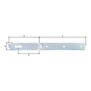 Überfalle L.210x140mm B.35mm STA galv.gelb verz.GAH