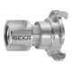 Übergangsstück GEKA plus-Stecksystem MS vern.Klaue u.Steckbuchse KARASTO-1