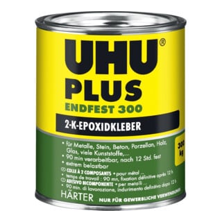 UHU 2-Komponentenepoxidkleber PLUS ENDFEST 300 Dose Härter 740g
