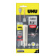 UHU 2K-Reparaturkleber Turbo Fix² Flüssig Plastik 10g transparent Doppelspritze-1