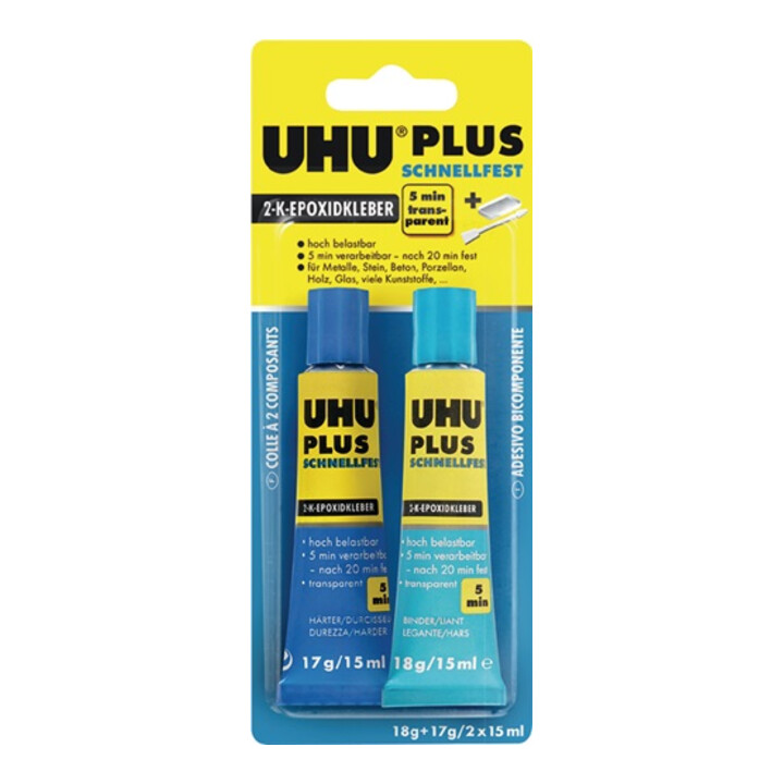 UHU 2Komponentenkleber 35g Plus schnellfest