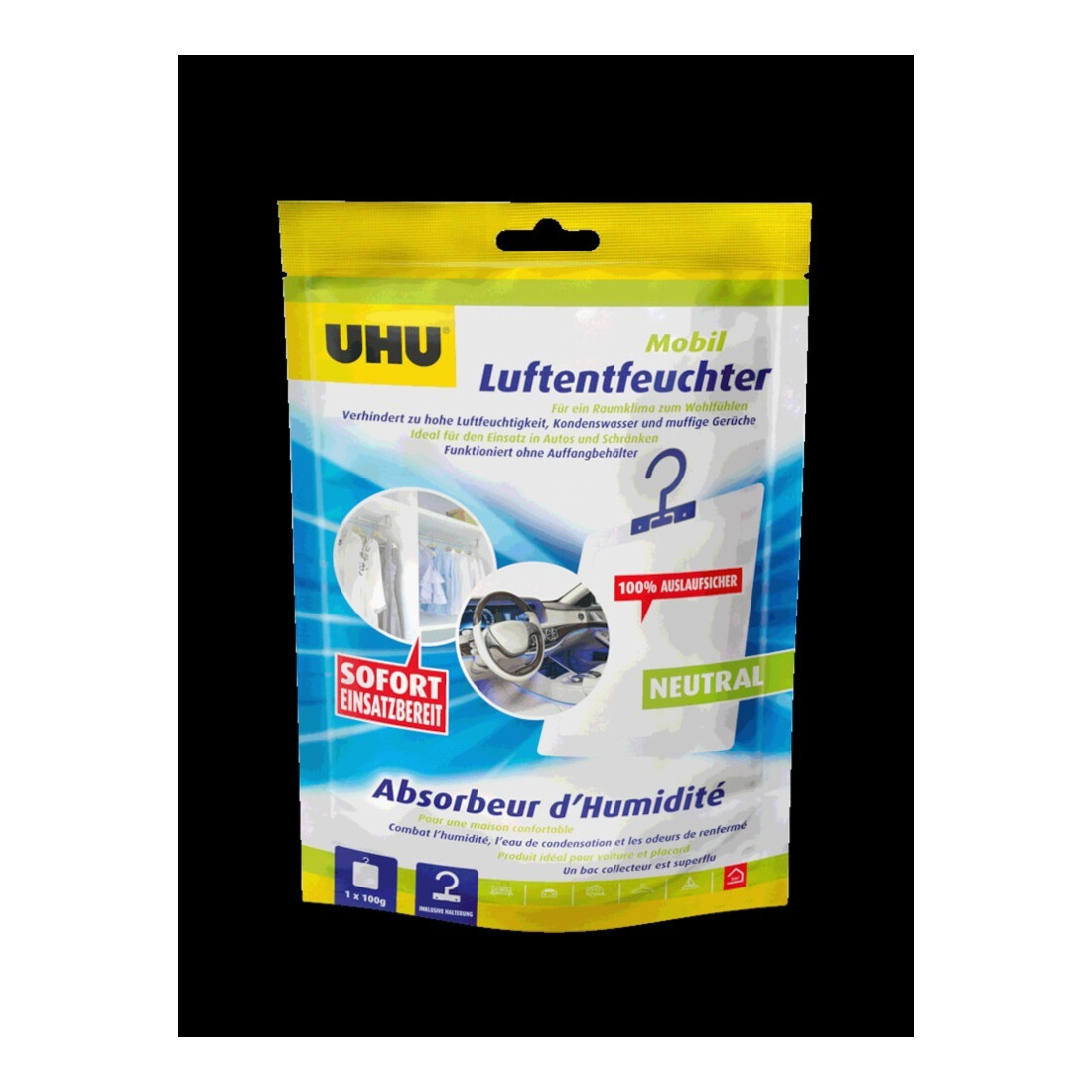 UHU DÉSHUMIDIFICATEUR AIRMAX MOBILE 100g