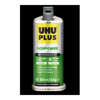 UHU Epoxidharzkleber PLUS ECOPOWER DK Kartusche 50ml