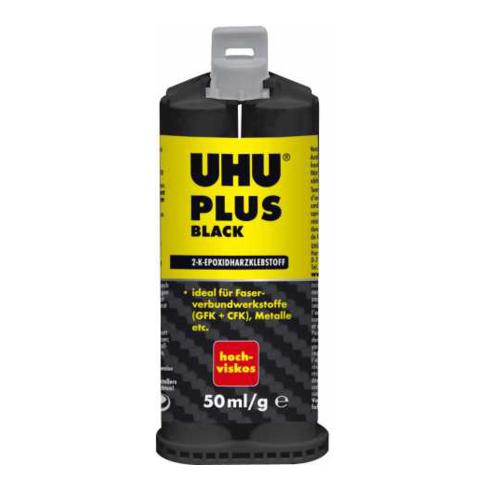 UHU plus black hochviskos 50 ml / g Doppelkammerkartusche
