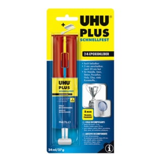 UHU plus schnellfest 2K-Spritze 24ml/27g