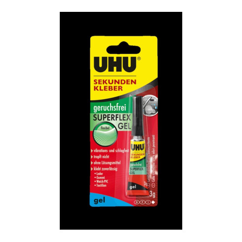 UHU Sekundenkleber geruchsfrei SUPERGEL FLEX 3g
