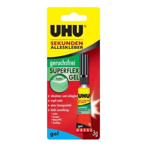 UHU Supergel Flex Colle instantanée sans odeur 3g