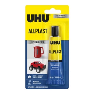 UHU Universalkleber ALLPLAST 30g transparent Tube