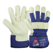 Gants de travail lapin Ulm-Super en cuir de grain de porc Ulm-Super