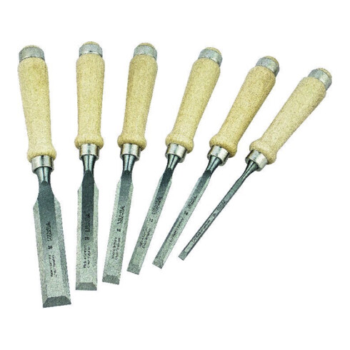 Ulmia Jeu de ciseaux à bois 174HK 6 pcs en coffret bois