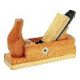 Ulmia Rabot de finition HW3-48 avec semelle en bois de bouleau blanc-1