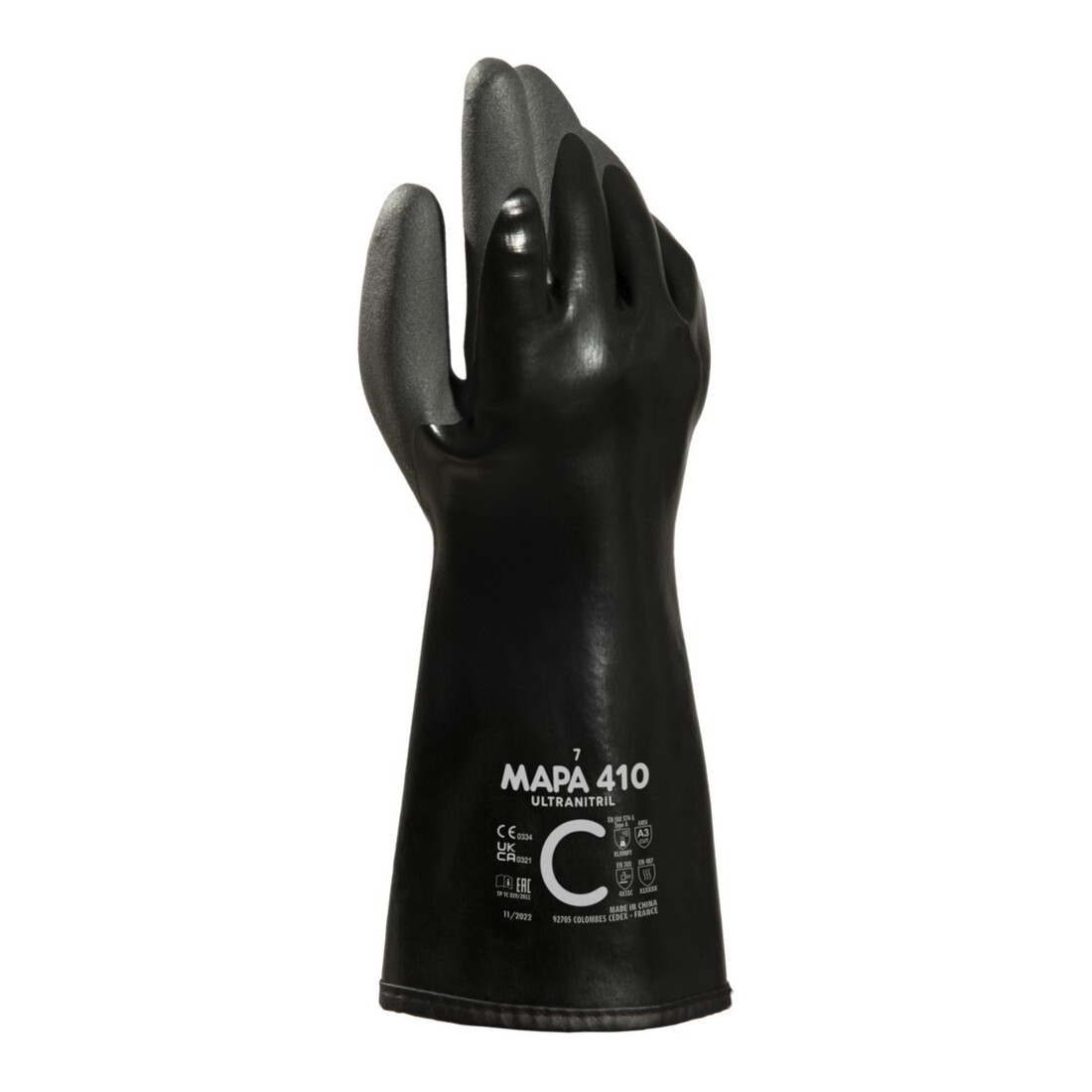 Ultranitril 410 Gants chimiques, Taille 7