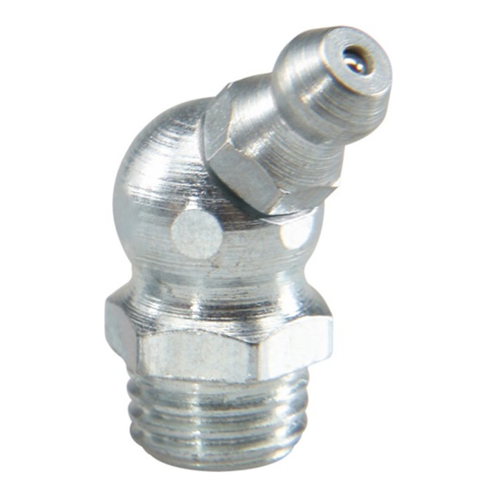Umeta Kegelschmiernippel H2 DIN71412 6mm (R 1/4Zoll,1/4Zoll BSP) Form B BT