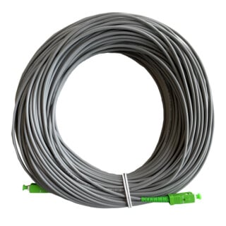unex Câble en fibre de verre OSM50SCAPC 50 m blindé 2x connecteurs SC/APC