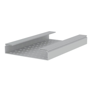 Unex Chemin de câble perforé gris clair 60×300 66300