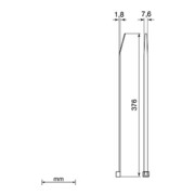 Unex Colliers de serrage bleus détectables 7,6x376 2273DT-4