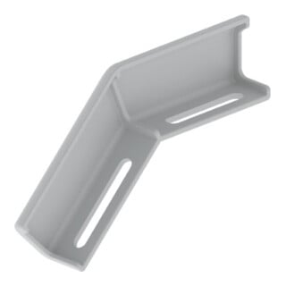 Unex Connecteur d'angle dégressif, gris clair 66842