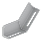 Unex Connecteur d'angle montant, gris clair 66843-1