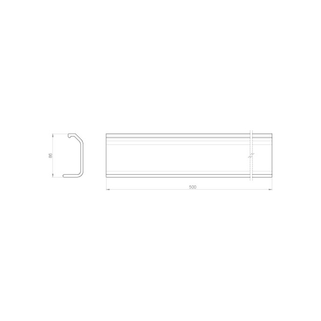 Unex Connecteur de jonction sans goujon, gris clair 66835