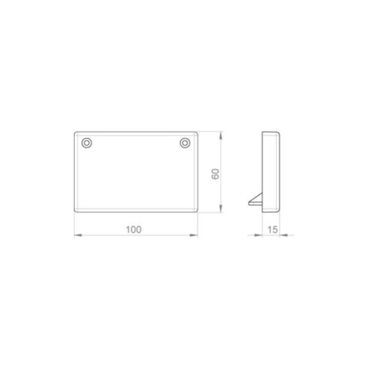 Unex Embout 60x100 Lgr 66113