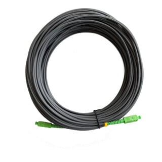 unex Fiberglaskabel OSM40SCAPC 40m geschirmt 2x Stecker SC/APC