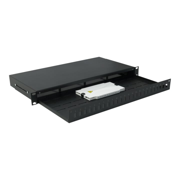unex Frontblende 19" 1U 24SC Ablagefach UFB24SC-A