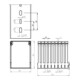 Unex Goulotte de câblage gr RAL7030 80 × 60 80.60.77