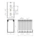 Unex Goulotte de câblage gr RAL7030 80×40 80.40.77