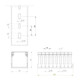 Unex Goulotte de câblage gris clair RAL7035 40x40 40.40.88
